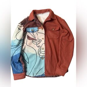 Abstract Design Men's Jacket